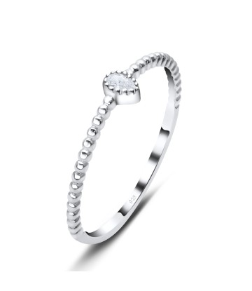 Cuff of CZ Silver Ring NSR-2116